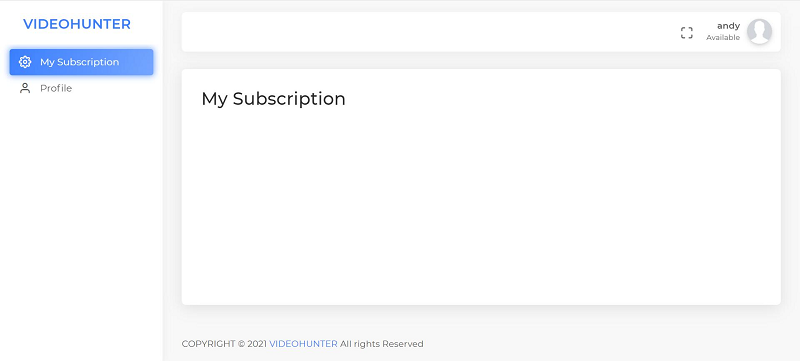 No Subscription Yet